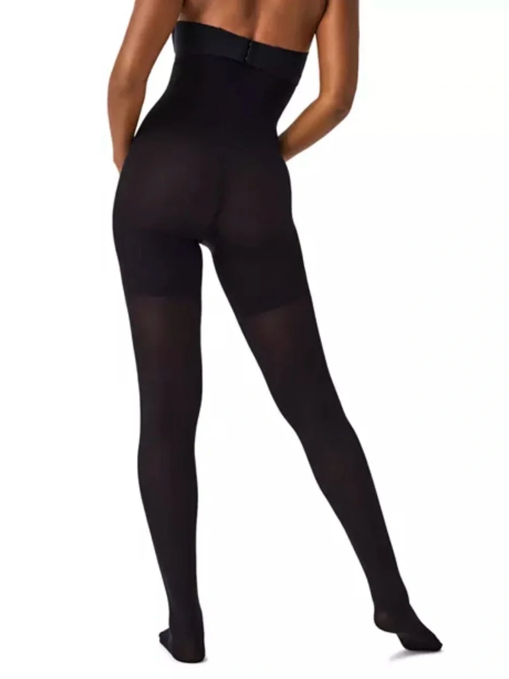 SPANX Black High-Waist Shaping Tights